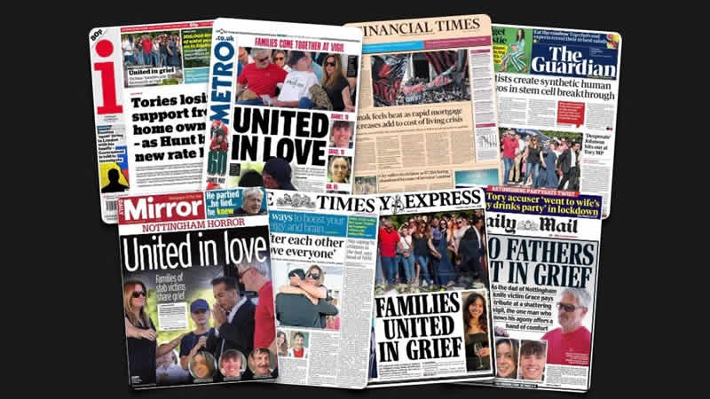  15 Haziran Perşembe: İngiltere gazetelerinden öne çıkan manşetler