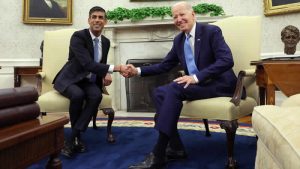 Başbakan Sunak, ABD Başkanı Biden ile bir araya geldi