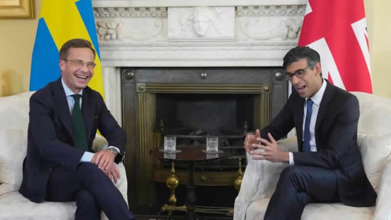 Başbakan Sunak, İsveçli mevkidaşı Kristersson ile görüştü
