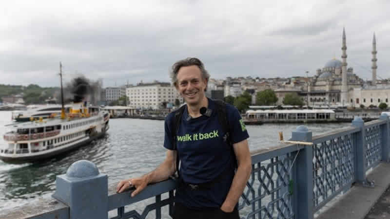 İklim krizine dikkat çekmek için Londra’dan İstanbul’a yürüdü