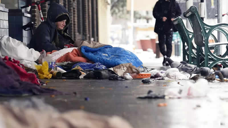 Londra’da evsizlerin sayısı son bir yılda yüzde 21 arttı