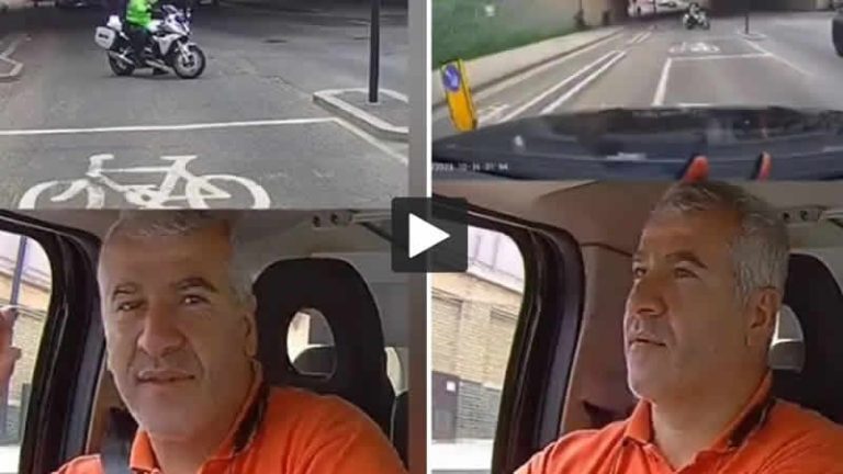 Türk taksici, İngiltere’de ‘Başbakan’ın konvoyunu böyle görüntüledi