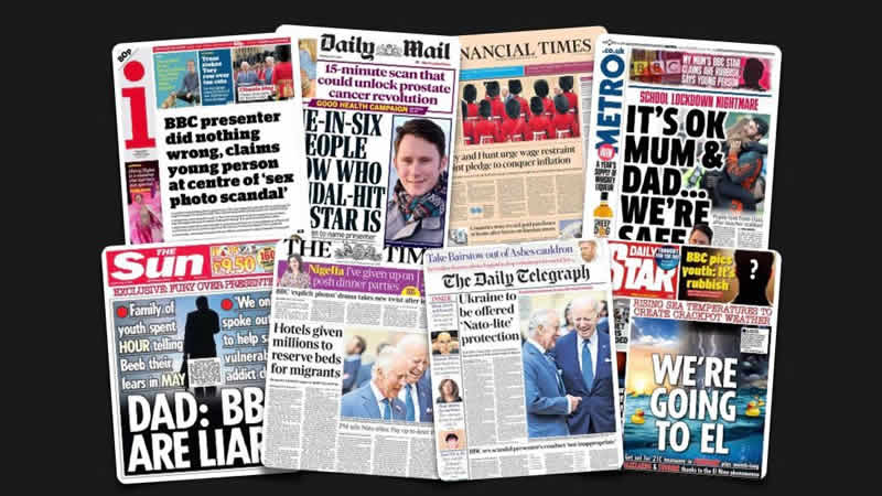 11 Temmuz Salı: İngiltere gazetelerinden öne çıkan manşetler