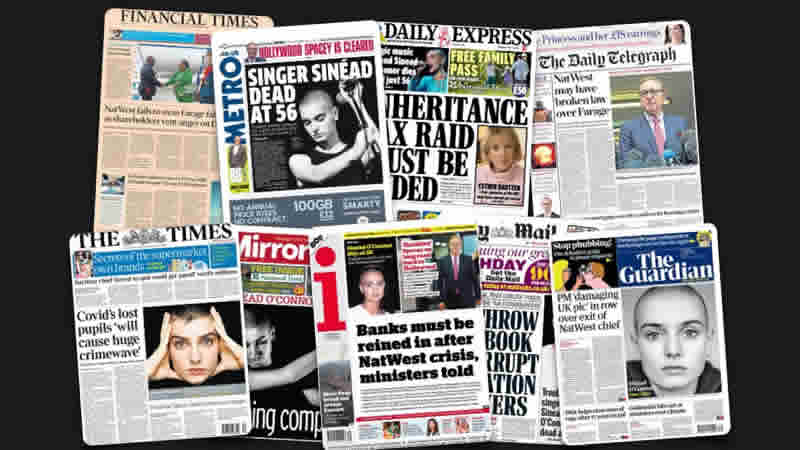  27 Temmuz Perşembe: İngiltere gazetelerinden öne çıkan manşetler