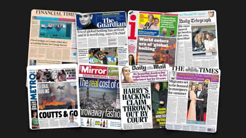 28 Temmuz Cuma: İngiltere gazetelerinden öne çıkan manşetler