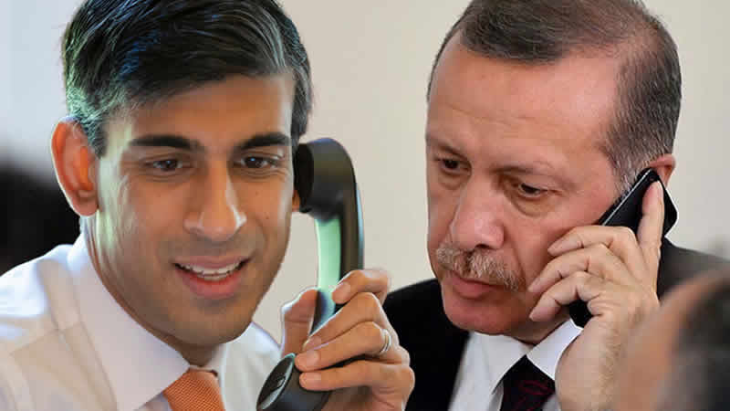 Erdoğan ile Sunak telefonda görüştü