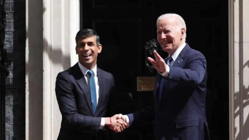 Sunak, ABD Başkanı Biden ile görüştü
