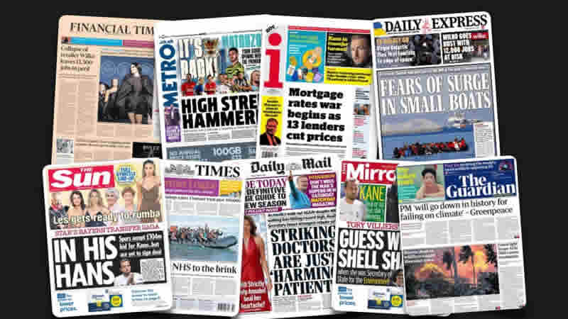  11 Ağustos Cuma: İngiltere gazetelerinden öne çıkan manşetler