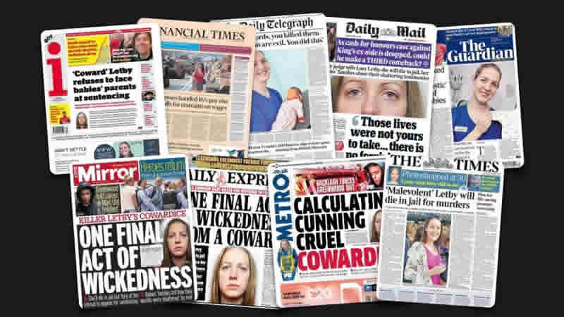  22 Ağustos Salı: İngiltere gazetelerinden öne çıkan manşetler