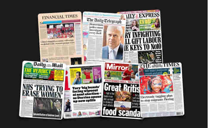  28 Ağustos Pazartesi: İngiltere gazetelerinden öne çıkan manşetler