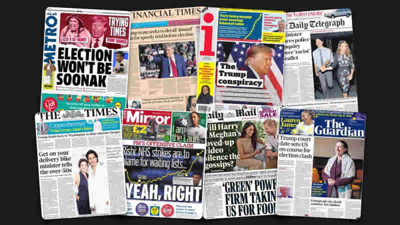  3 Temmuz Perşembe: İngiltere gazetelerinden öne çıkan manşetler