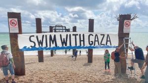 İngiltere’de “Gazze ile yüz” etkinliği yapıldı