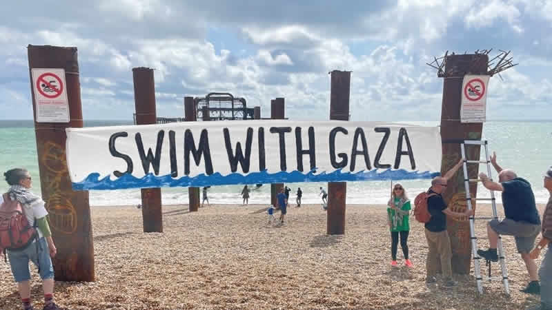 İngiltere’de “Gazze ile yüz” etkinliği yapıldı