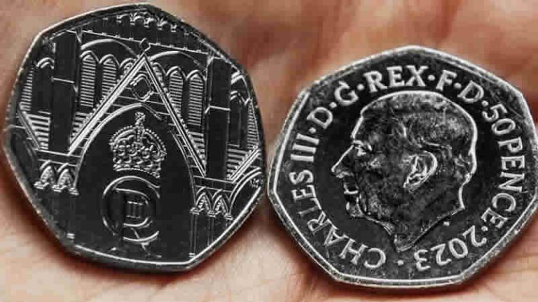 Kral Charles profilinin yer aldığı 50 penilik madeni paralar basıldı