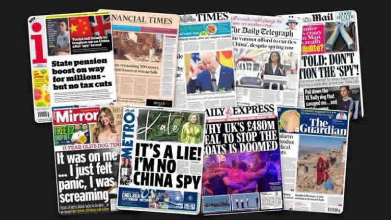 12 Eylül Salı: İngiltere gazetelerinden öne çıkan manşetler