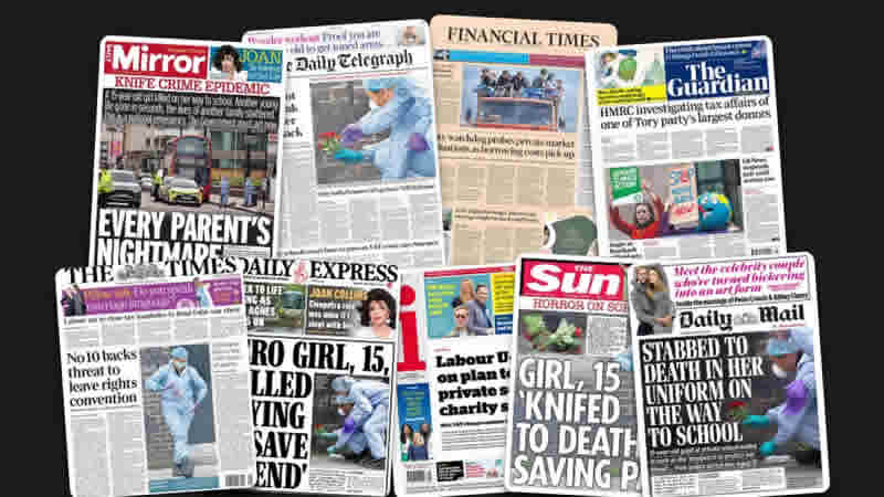  28 Eylül Perşembe: İngiltere gazetelerinden öne çıkan manşetler