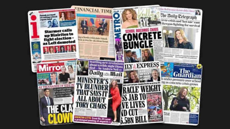 5 Eylül Salı: İngiltere gazetelerinden öne çıkan manşetler