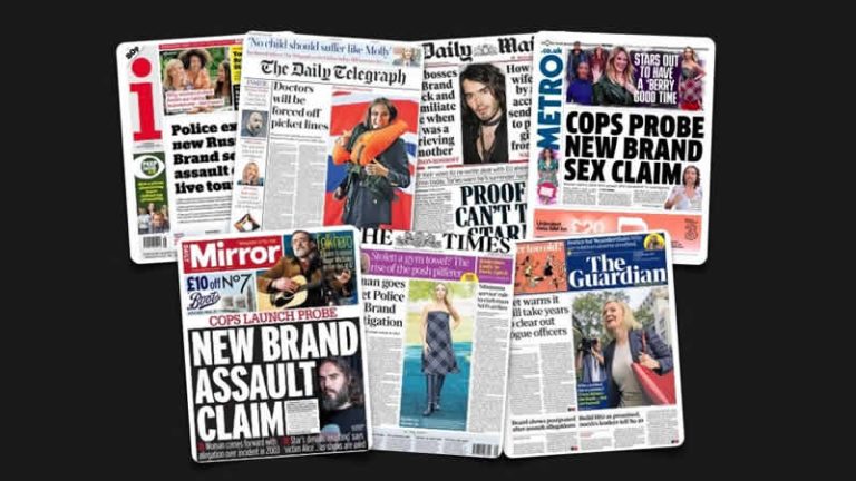 19 Eylül Salı: İngiltere gazetelerinden öne çıkan manşetler