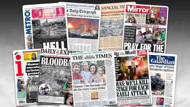  10 Ekim Salı: İngiltere gazetelerinden öne çıkan manşetler