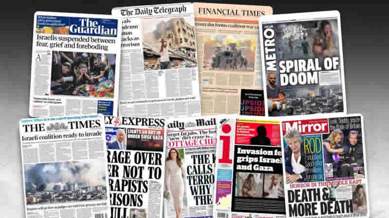  12 Ekim Perşembe: İngiltere gazetelerinden öne çıkan manşetler