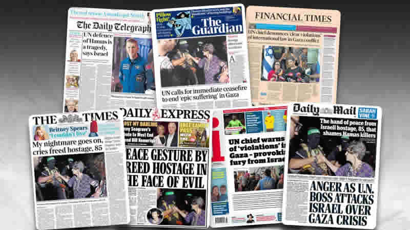  25 Ekim Çarşamba: İngiltere gazetelerinden öne çıkan manşetler