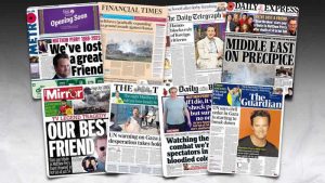 30 Ekim Pazartesi: İngiltere gazetelerinden öne çıkan manşetler