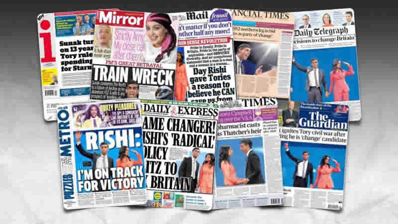 5 Ekim Perşembe: İngiltere gazetelerinden öne çıkan manşetler