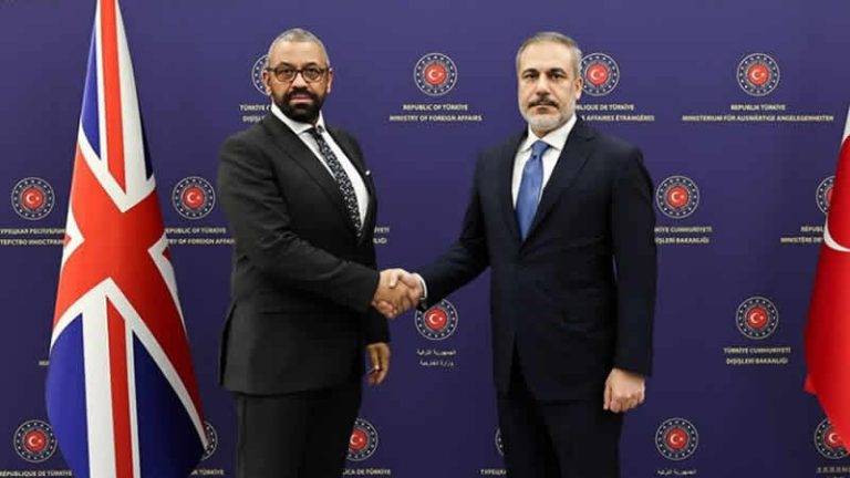 Dışişleri Bakanı Fidan, mevkidaşı Cleverly ile görüştü