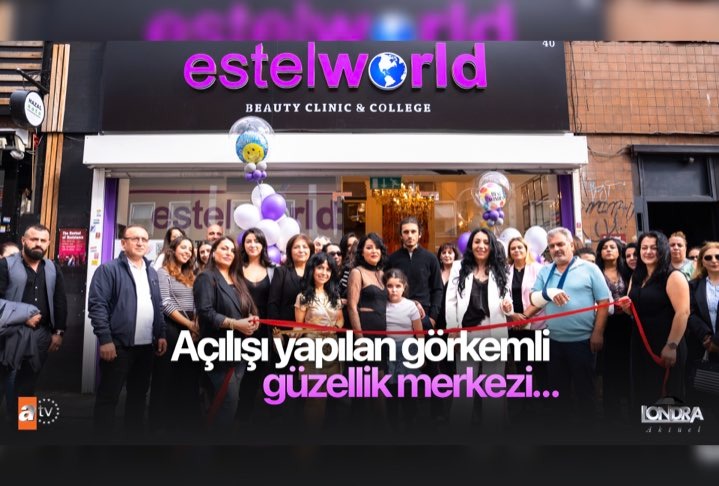 Açılışı yapılan görkemli güzellik merkezi…