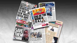 27 Ekim Cuma: İngiltere gazetelerinden öne çıkan manşetler