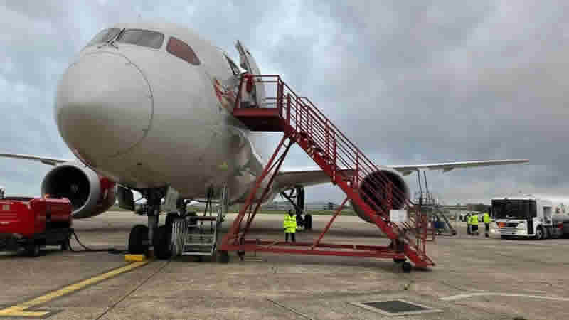 Londra’da %100 yeşil yakıt kullanan ilk transatlantik uçuş