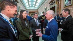 Didem Ciner, İngiltere Kralı 3. Charles ile görüştü