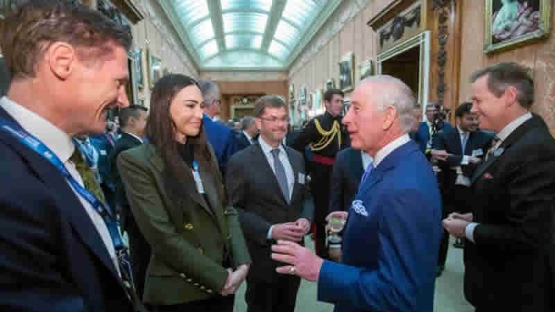 Didem Ciner, İngiltere Kralı 3. Charles ile görüştü