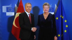 İçişleri Bakan Yerlikaya’nın Brüksel ziyaretinde Schengen vurgusu