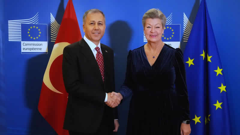 İçişleri Bakan Yerlikaya’nın Brüksel ziyaretinde Schengen vurgusu
