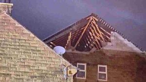 Gerrit Fırtınası nedeniyle 100 ev zarar gördü