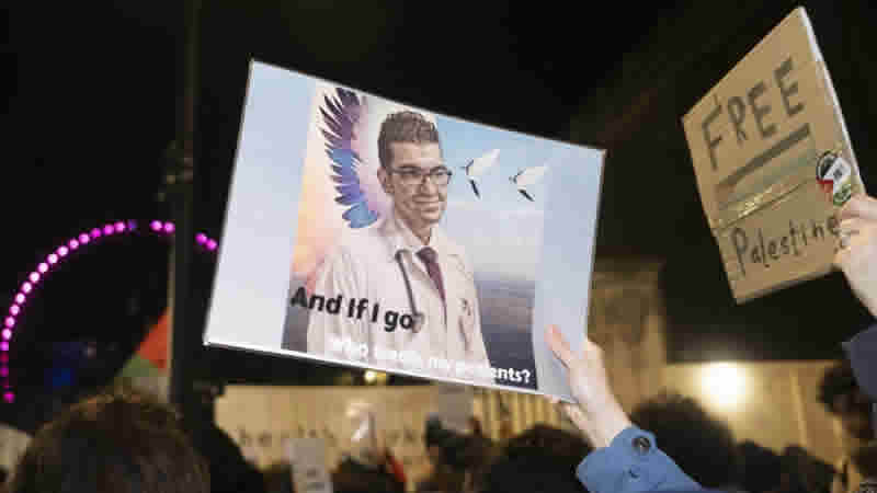 Londra’da Gazze’de hayatını kaybeden gazeteci ve sağlık çalışanları anıldı