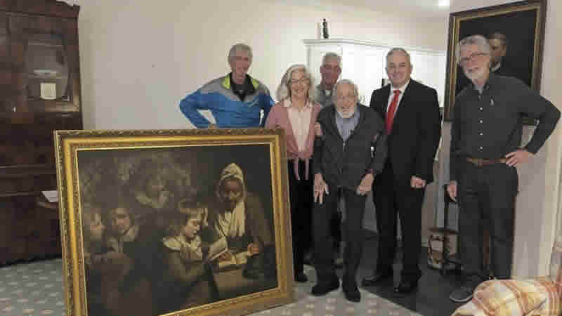Gangsterlerin çaldığı 240 yıllık İngiliz tablosu 54 yıl sonra bulundu