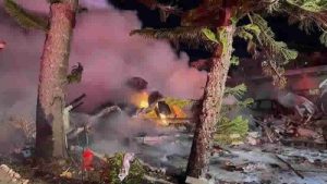 ABD’de karavan parkına uçak düştü