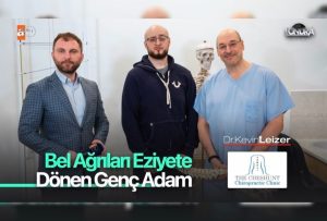 Bel ağrıları eziyete dönen genç adam…