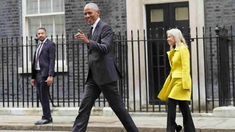 Londra’ya gelen Obama’dan Başbakan Sunak’a nezaket ziyareti