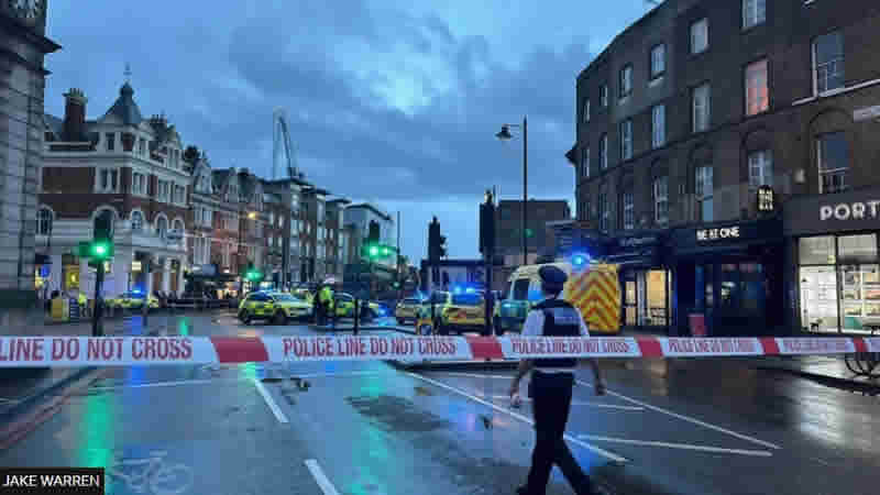 Clapham’da polis takibi sırasında 3 kişi yaralandı