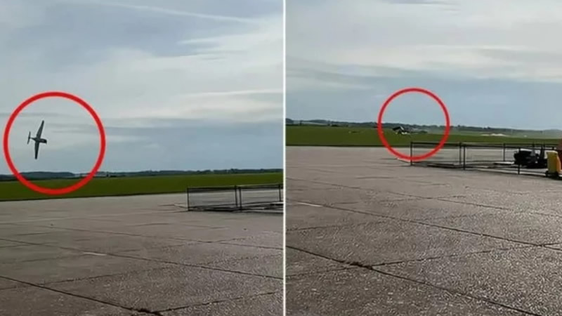 Duxford Havaalanı’nda Düşen Uçağın Pilotu Hayatını Kaybetti