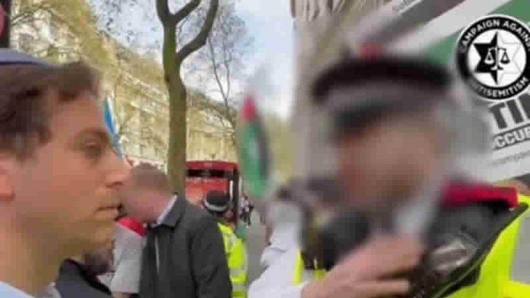 Londra polisinin Yahudi eylemciye yaklaşımı Rishi Sunak’ı kızdırdı