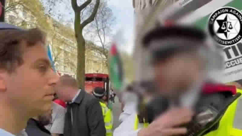 Londra polisinin Yahudi eylemciye yaklaşımı Rishi Sunak’ı kızdırdı