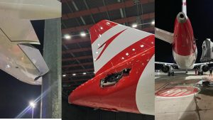 Viyana Havalimanı’nda ağır hasar alan uçakla ilgili bilinmezlik sürüyor