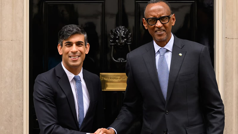 Rishi Sunak, Ruanda Cumhurbaşkanı Paul Kagame ile göçmen planını görüştü