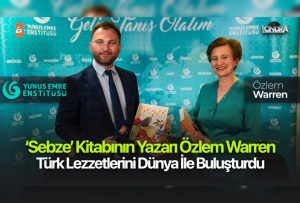 ‘Sebze’ kitabının yazarı Özlem Warren Türk lezzetlerini dünya ile buluşturdu…