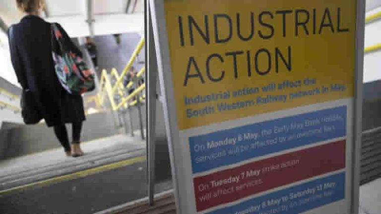 İngiltere’de demiryolu çalışanları 3 gün iş bırakacak