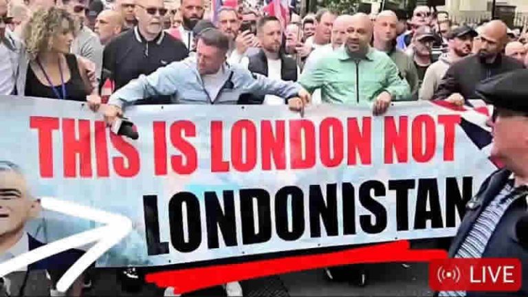 Londra’da İslam Karşıtı Protesto: “Burası Londonistan Değil!”